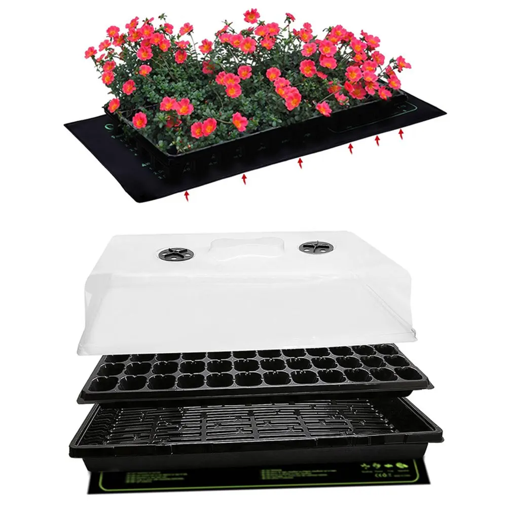 

Seedling Heating Mat 20x20 Inches Waterproof Plant Seed Germination Propagation Clone Starter Pad Garden Supplie