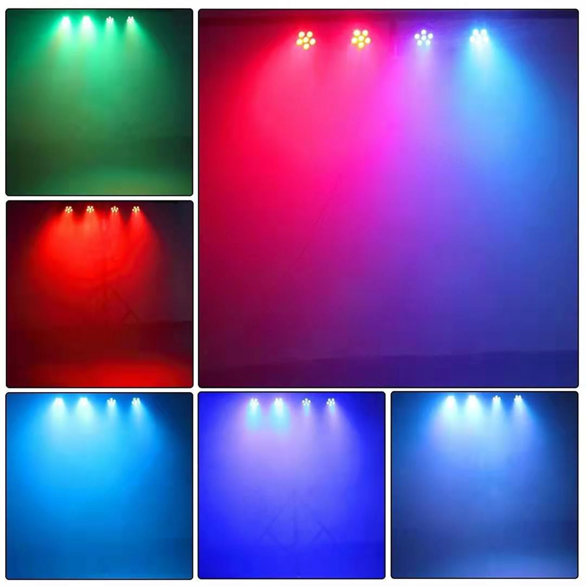 18 Вт мини Par Светильник СВЕТОДИОДНЫЙ сценический светильник шесть RGB Портативный