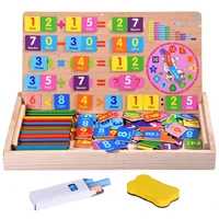 montessori wooden math education toys multi function digital operation learning box children magnetic learning teaching aids