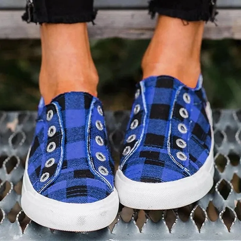 Женская летняя обувь на плоской подошве повседневная без застежки Обувь размера