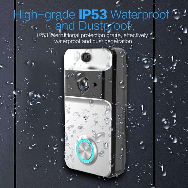 Видео дверной звонок камера IP 720P видеодомофон ИК Ночное Видение двусторонний