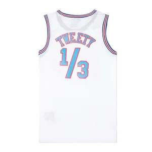 classic space jam film cosplay costume version embroidered jersey basketball wear white black no 34 jersey free global shipping