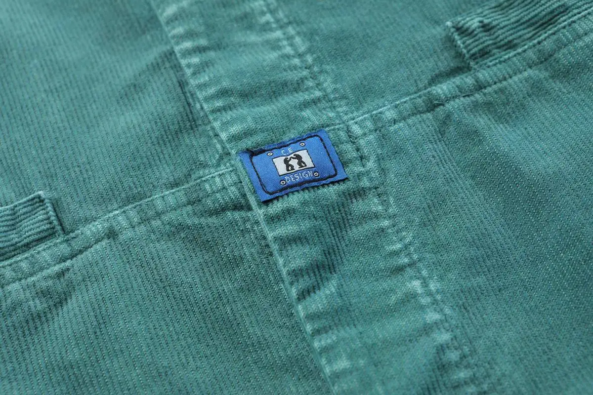 

20SS CAVEMPT C. E shirts Home-grown Green Corduroy short sleeved CAVEMPT C. E shirts retro hipster punk men women CAVEMPT shirts