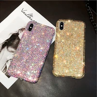 Women Handmade Bling Full Rhinestone Diamond Case For iPhone Pro Max Case For iPhone Plus Case Glitter Coque
