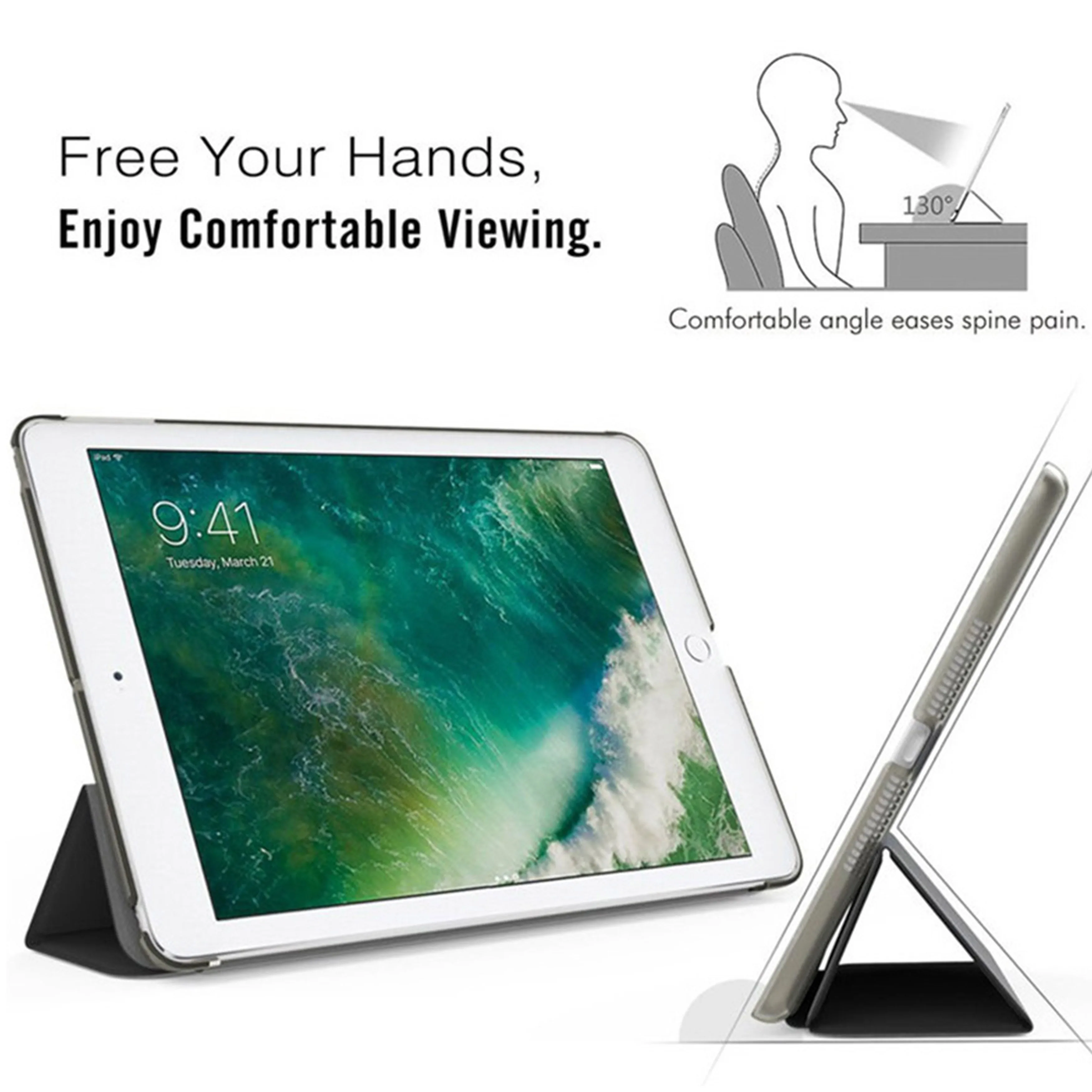 Чехол для планшета iPad 7-го поколения Новый чехол 10 2 2019 тонкий чехол-подставка