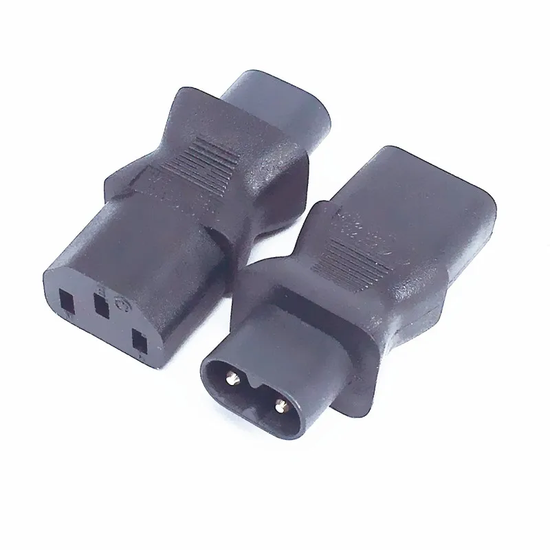 Адаптер питания IEC 320 C8 папа к C13 3Pin мама c8 2Pin папа| |