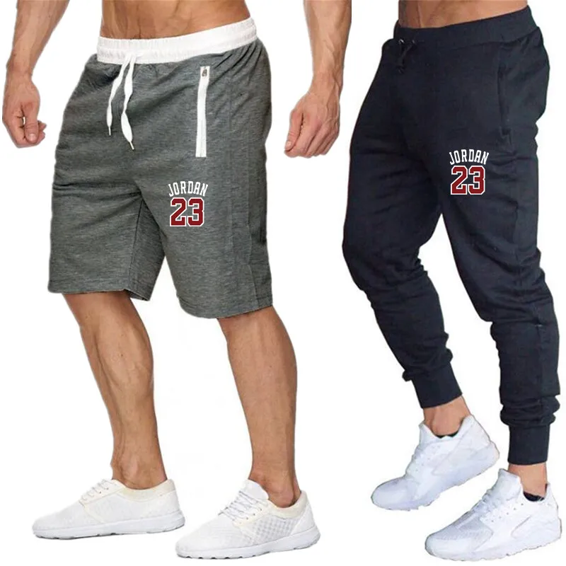 

2021 stylish men's print casual shorts sports pants jogging pants