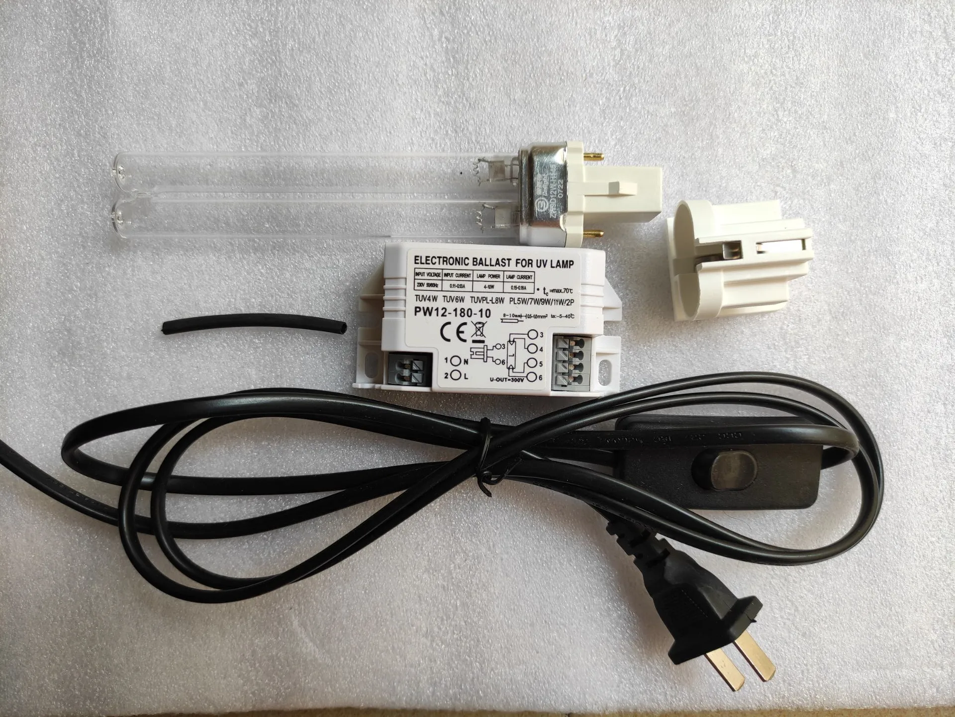 UVC-9W Shelllight ультрафиолетовая лампа для дезинфекции ZW9D12W-H145 9W электронного типа (с
