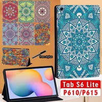 tablet case for samsung galaxy tab s6 lite 10 4 inch 2020 sm p610sm p615 leather flip stand cover stylus