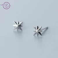 sterling silver 925 stud earrings star light simple fashion earrings for women personalized trendy ear jewelry