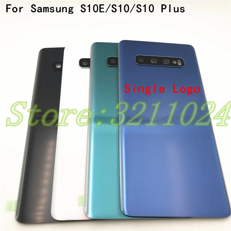 Новинка для Samsung Galaxy S10e S10 plus стеклянная задняя крышка батарейного отсека Замена