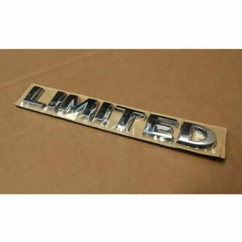 

Wotefusi Chrome 3D Limited Letter Emblem Badge Sticker Door Decal For Jeep Wrangler