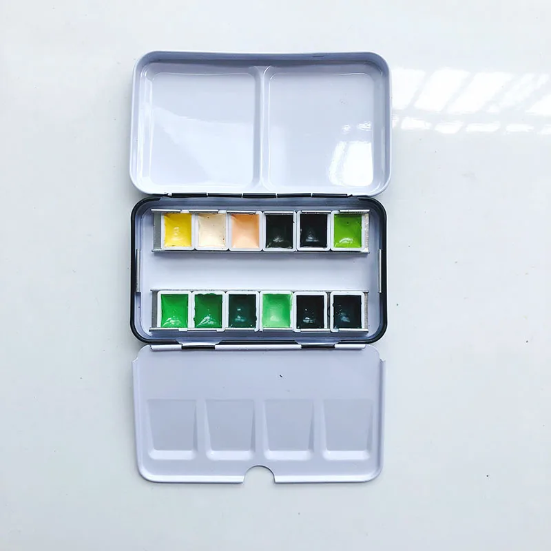 

Набор акварельных пигментов, 12 цветов, 0,5 мл/1 мл/1,5 мл