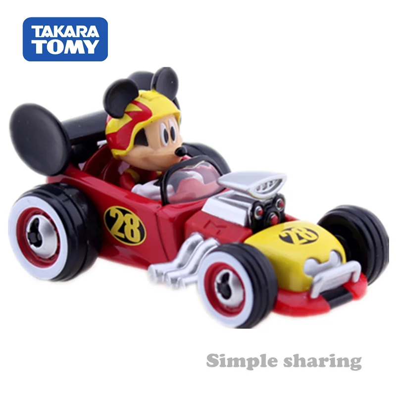 Takara Tomy Tomica Disney дорожные гонщики MRR 1 горячий стержень Микки Маус автомобиль поп