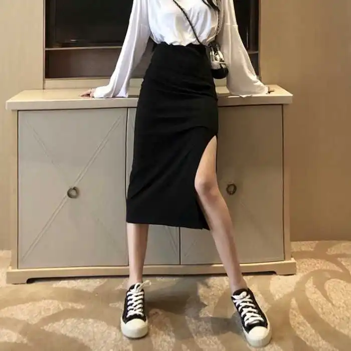 Сезон весна лето Новые свободные похудения основные Стиль с длинным рукавом