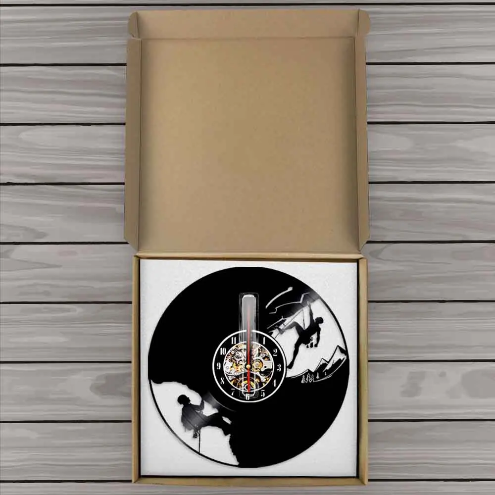 Настенные 3d-часы для скалолазания винтажные настенные часы с музыкой и виниловой