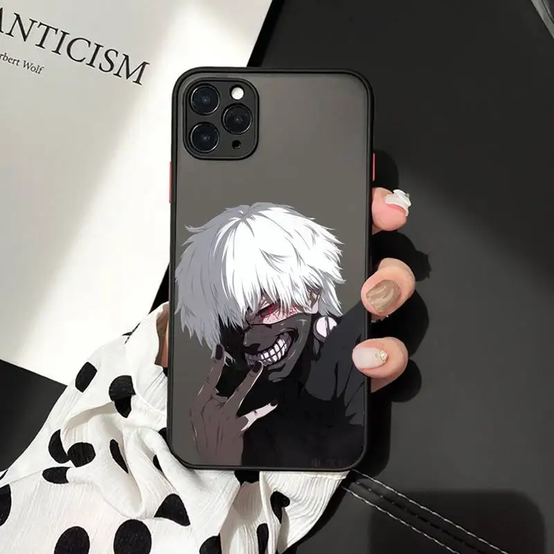 

Tokyo Ghoul Phone Case For iphone 12 11 8 7 plus mini x xs xr pro max matte transparent cover