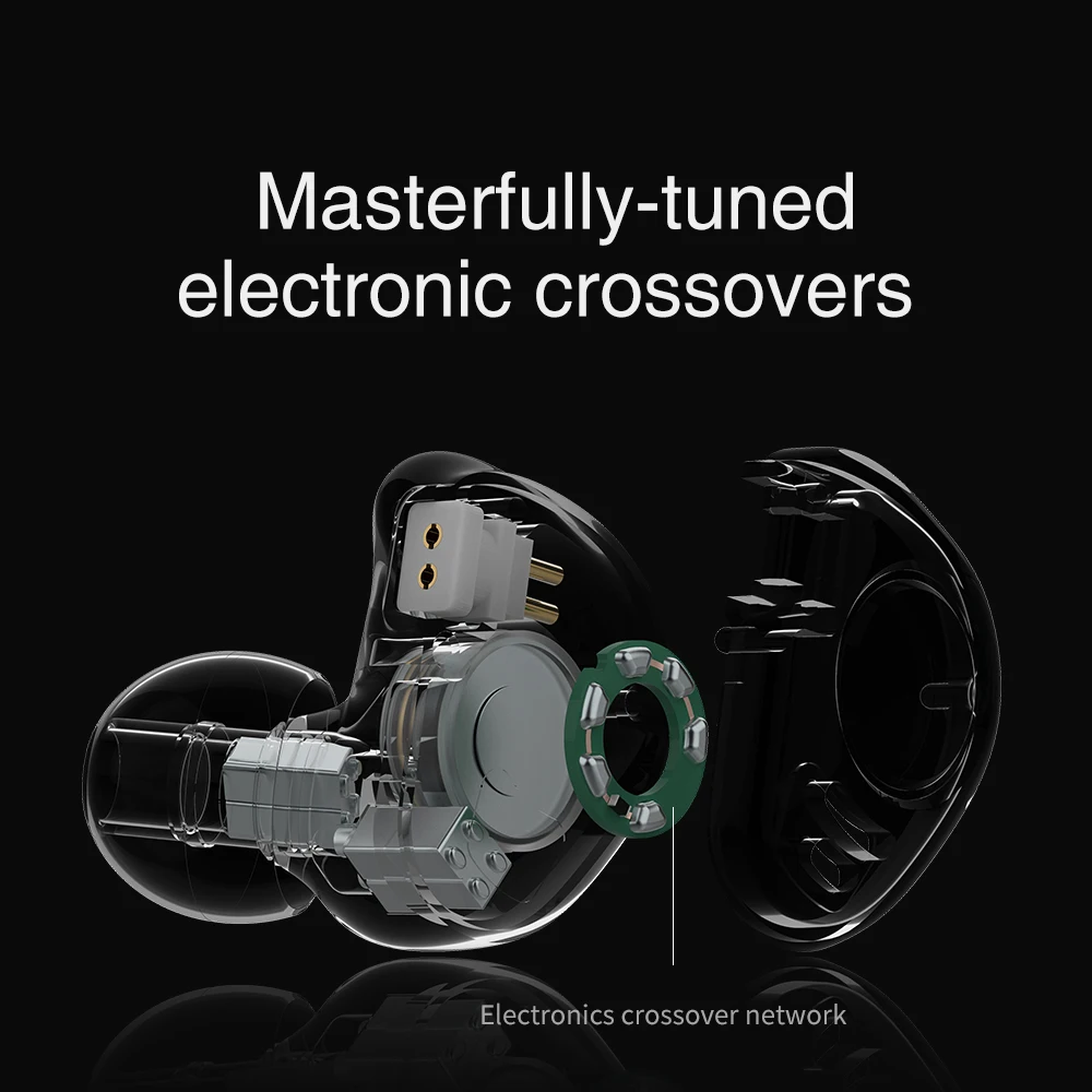 

V90 1DD 4BA Metal Headset Hybrid Units Bass Earbuds In Ear Monitor Earphones Noise Cancelling Earphone V80 V30 X6 C