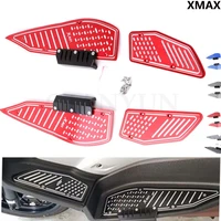 motorcycle footrest pedal footboard steps foot rests plate for yamaha xmax250 xmax300 xmax400 xmax 250 300 400 2017