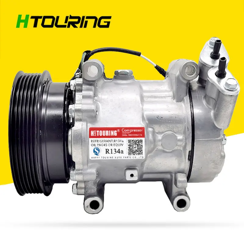 Компрессор переменного тока для автомобиля Renault Clio III / TWINGO II GRAND MODUS 6V12 8200357173 8200578856