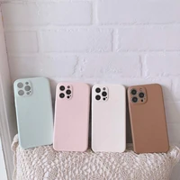cute simple pure color pu leather pattern hard back phone case for apple iphone 13 11 12 pro max xs xr x 7 8 plus cover cases