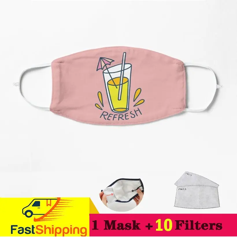 

Время обновления серфинга, просто расслабьте моющаяся маска лица, половина лица, пометка рта, хип-хоп, вечевечерние Cospaly