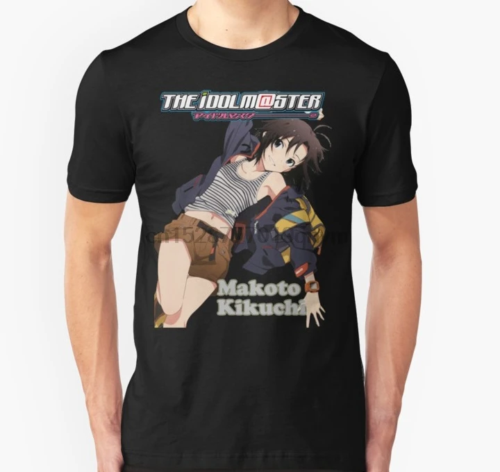 

Men tshirt Idolm@ster Makoto Kikuchi Unisex T Shirt Printed T-Shirt tees top