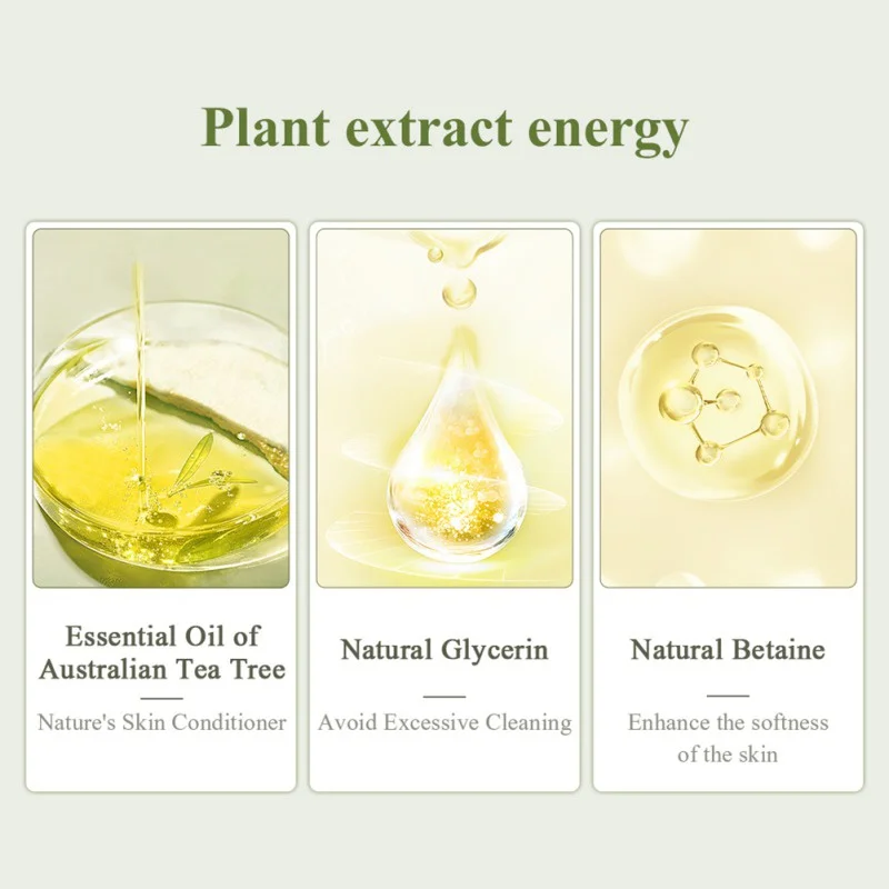 

Tea tree acne essential oil soap oil control deep cleansing moisturizing facial and body 80g/pcs