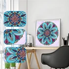 Алмазная живопись 5D, вышивка мандалы, наборы для рукоделия из смолы специальной формы, Мандела, домашний декор для гостиной, спальни