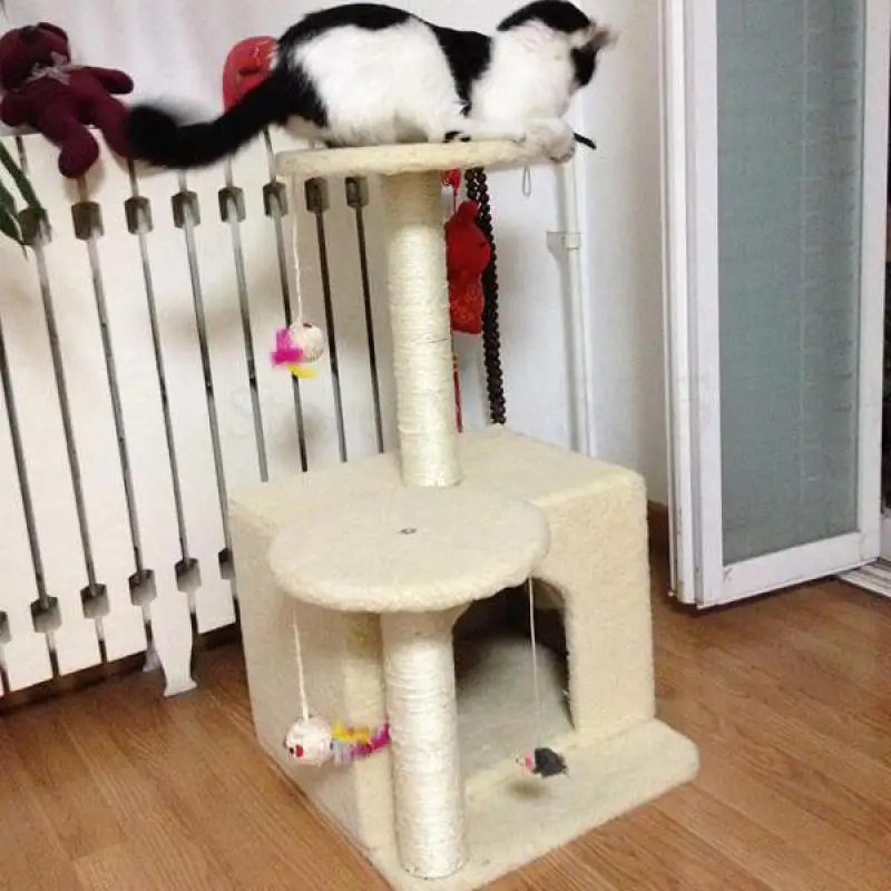 Рамка для кошачьего лазания дерево кошек гнездо игрушка Когтеточка домик | Дом и