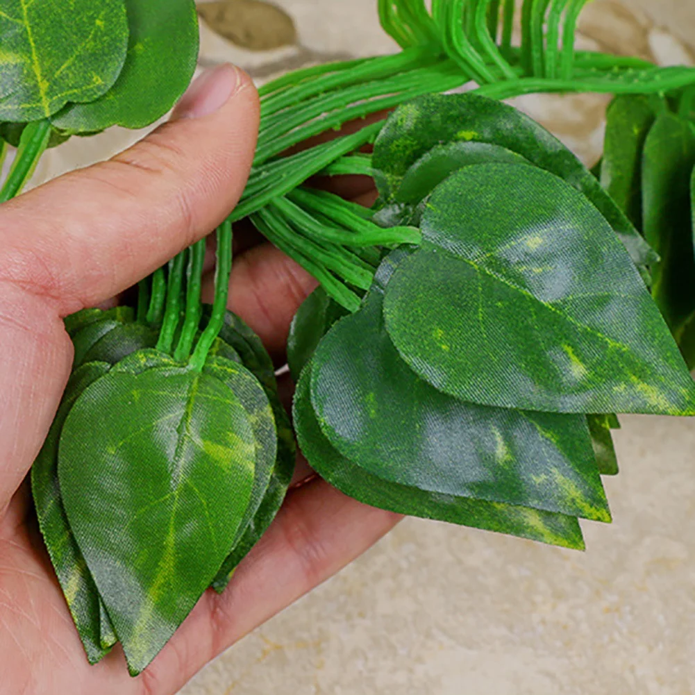 

Plastic Vine Plants Garland Hanging Leaf Wreath Artificial Leaves Fake Silk Ivy Leaf Home Wedding Party Garden Yard Decoration
