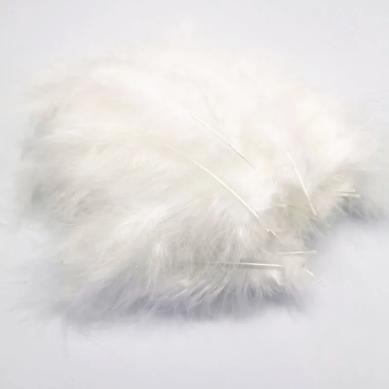 Пушистые перья индейки Марабу 4-6 дюймов пушистые куриные для свадебвечерние НКИ