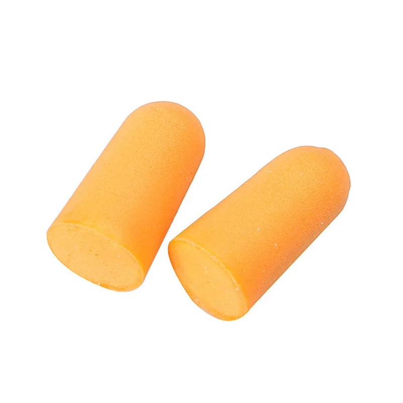 

MOONBIFFY 10Pairs Soft Orange Foam Ear Plugs Tapered Travel Sleep Noise Prevention Earplugs Noise Reduction For Travel Sleeping