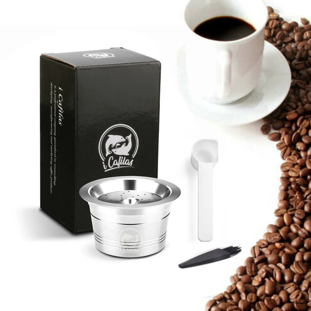 

Verismo /K FEE /CBTL Metal Reusable Coffee Capsules Pods Cup Filters Mesh New