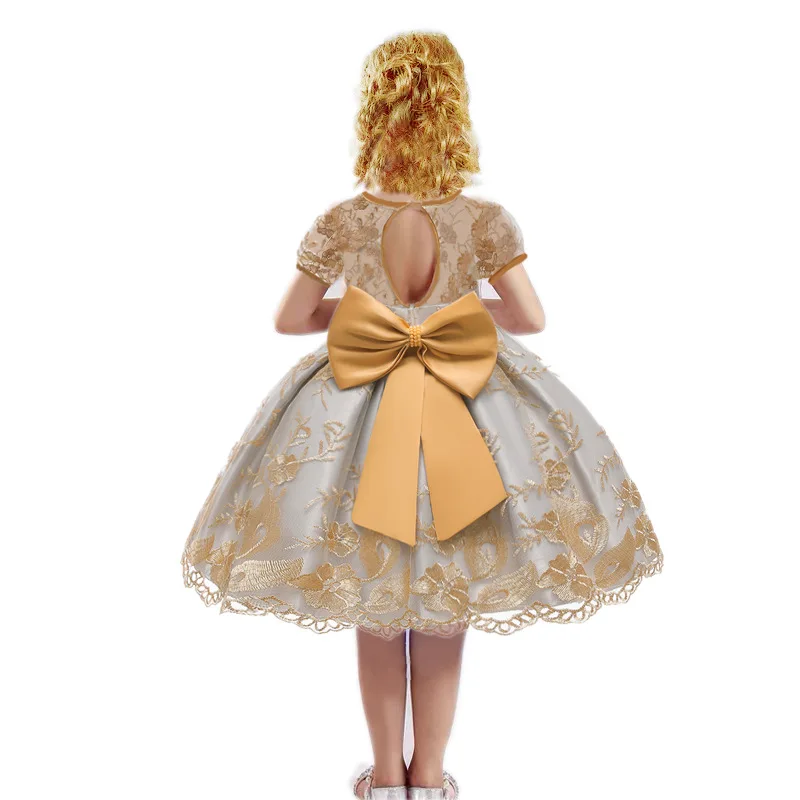 

Birthday Halloween Girls Dress Vestido Elegant New Year Princess Children Christmas Dresse Wedding Gown Kids Dresses For Girl's