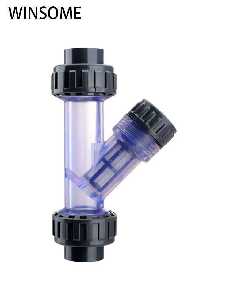 Y Shape Screen Water Filter DN20 for Drip Irrigation PVC Inline Sediment Strainer Protect Emitters From Rust Sand | Дом и сад