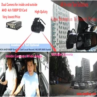 basic dual cam system 1sd card 4 mobile dvr recorder kits for vehicle bus taxi online remote video playback cost effective