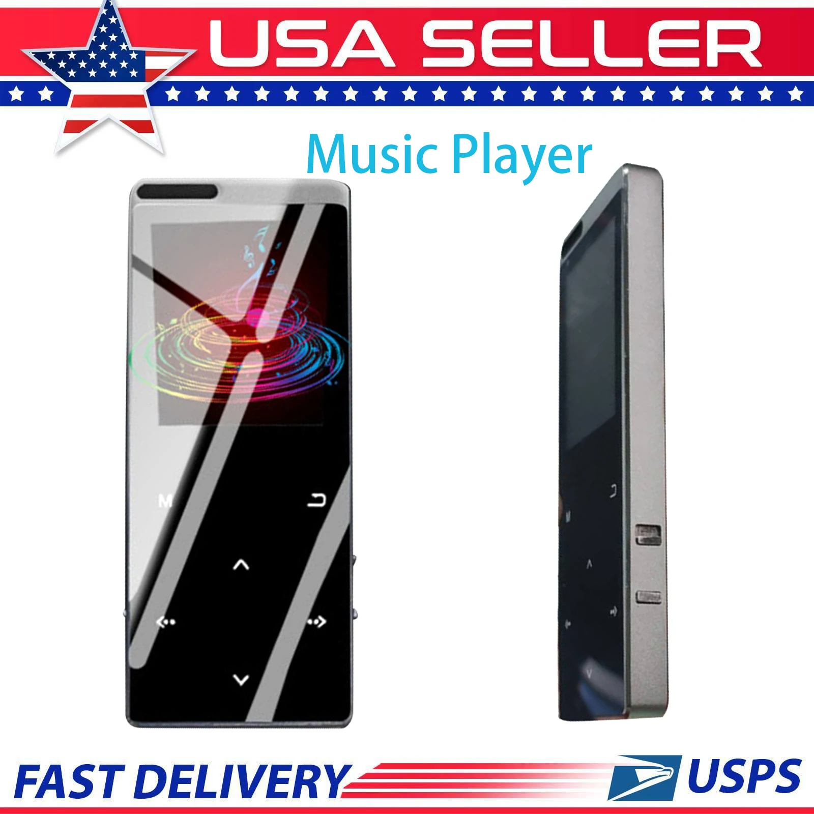 8 ГБ мини спортивные MP3 MP4 музыкальный плеер сенсорный Экран Аудио Видео 8-ми