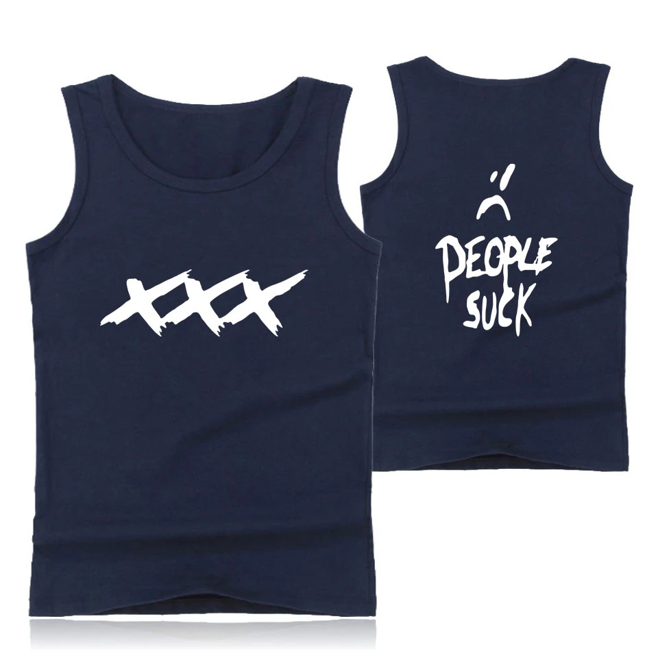 XXX люди сосать случайные мужчины/женщины майка KPop без рукавов жилет бодибилдинг