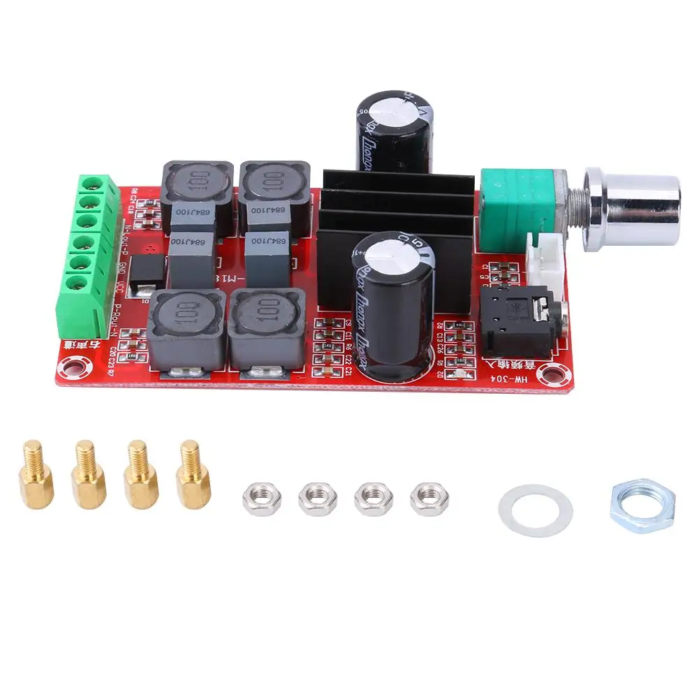 2*50 Вт высококачественный цифровой усилитель мощности плата DC24V TPA3116D2 DC 5 24V