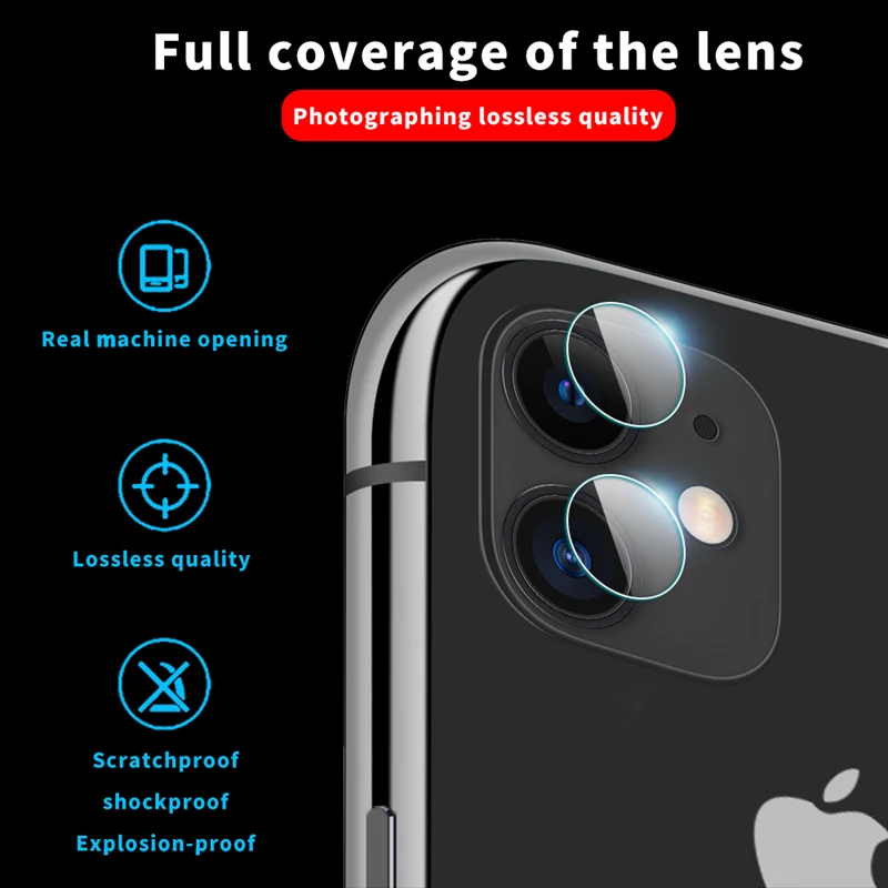 Защитная пленка для объектива камеры 9D iPhone 7 plus 8Plus задней панели X XS MAX XR 11 pro 2019 |