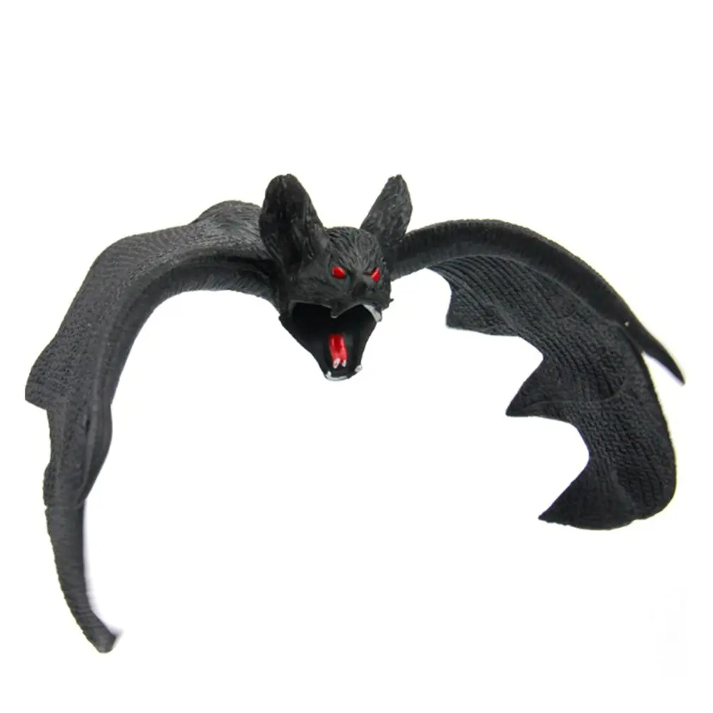 

10 Pieces Bat Decoration Halloween Hanging Bat 3D Rubber Cute Hanging Bat Halloween Party Decoration