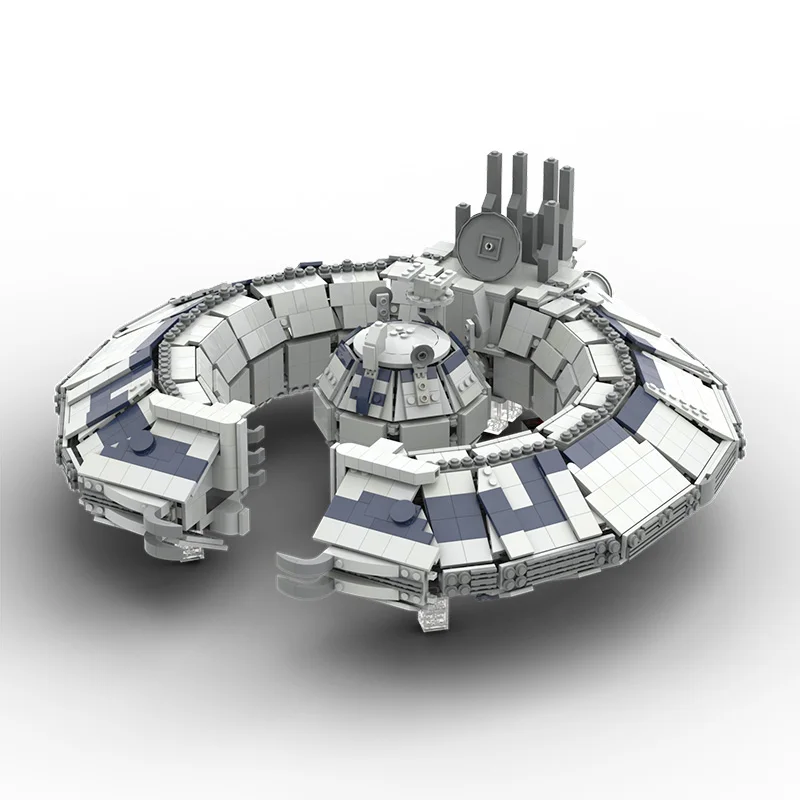 

MOC Mould King 21008 Star Set of Wars Destroyer Lucrehulk Class Battleshipss Droid Control Ship compatible Building block Bricks