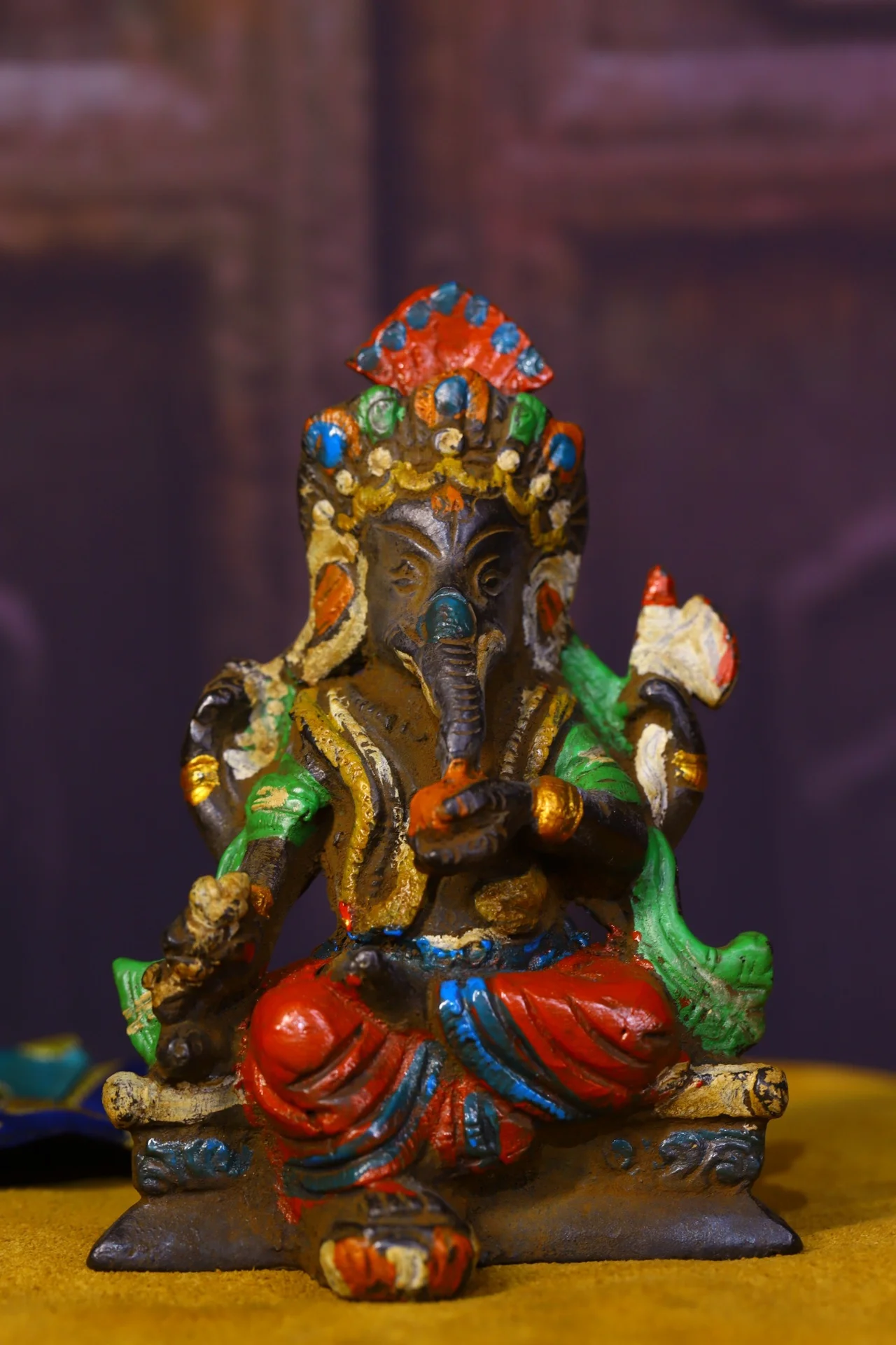 

4 "тибетский буддизм, старый Бронзовый отслеживающий слон, ствол Бога Статуя Будды, символ богатства, Хранитель Будды, городской дом, Экзорци...