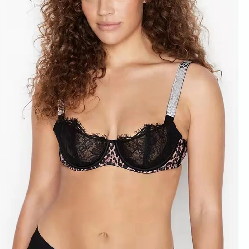 

Lingerie Sexy luxury Rhinestone No Push up Babydoll Plus Size Women's Intimates Underwear Bra Panties Set Sexy Lingerie Set