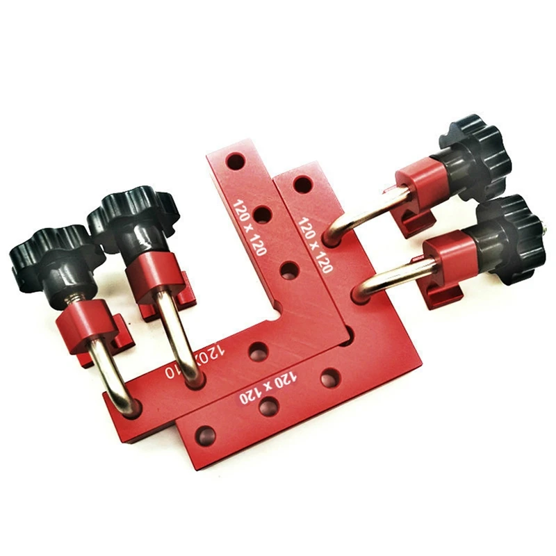 

6pcs/set 120/140/160mm 90 Degree L-shaped Auxiliary Fixture Positioning Panel Fixing Clip Woodworking Clamping Tool High Quality