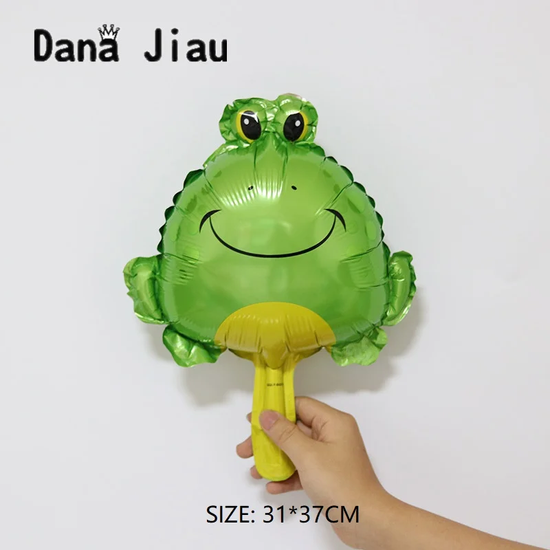Danajiau 1 шт мини Лягушка фольга шары милые животные воздушный шар День рождения