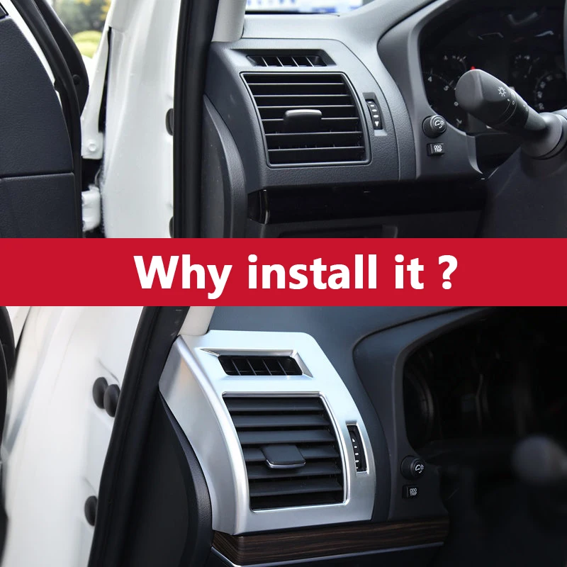 АБС-пластик хромированный корпус для приборной панели с вентиляционным