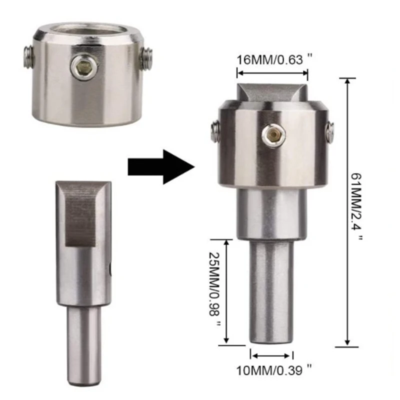 

Rugby Cutter Milling Cutter Router Bit,Woodworking Accessories Oval Wooden Beads Drill Cnc Milling Cutter for Wood