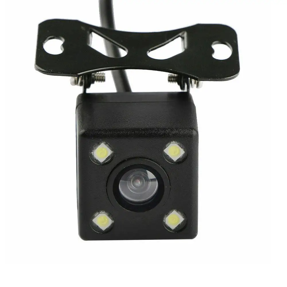 

Автомобильная камера заднего вида, 4 светодиодный, ночное видение, парковочный монитор, CCD, 170 градусов, HD, водонепроницаемое видео